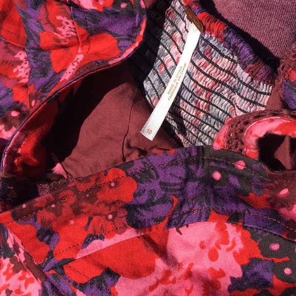 Free People Floral Corset Top - Picture 3 of 4